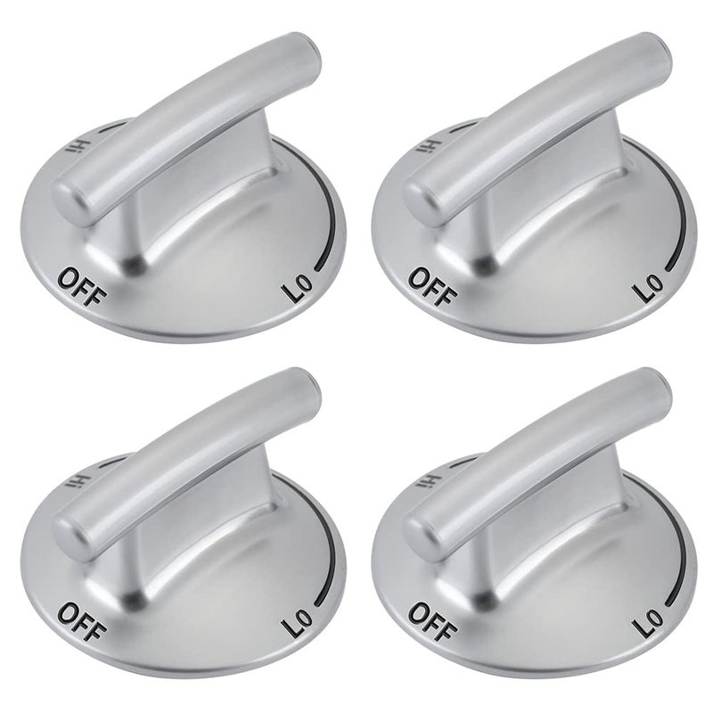 Reyhoar 7733P410-60 جزء بديل لمقبض التحكم في الموقد السطحي مناسب لموقد الغاز Jenn-Air/Maytag/KitchenAid يستبدل 74007733 AP5668987 PS2375871 AP6011505 (4 قطع) - Image 1
